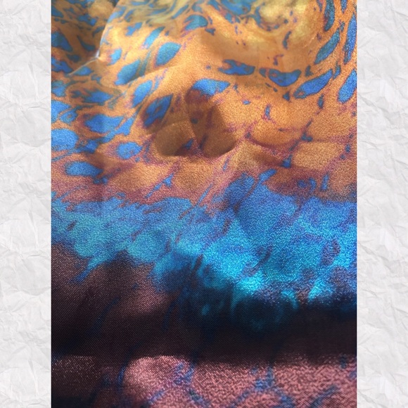 Last 1- Christos Garkinos Organza Watercolor Skirt - Picture 3 of 6