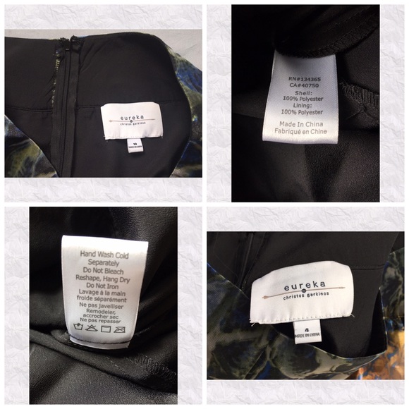 Last 1- Christos Garkinos Organza Watercolor Skirt - Picture 4 of 6