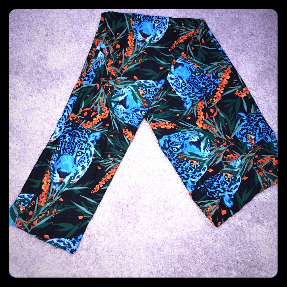 LulaRoe TC Leopard Leggings RARE unicorn