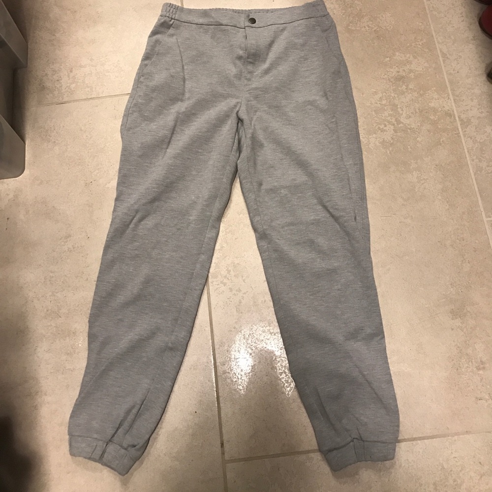 Grey jogger pants