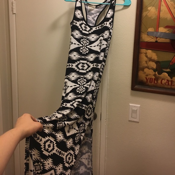 Black and white maxi dress - Picture 7 of 7
