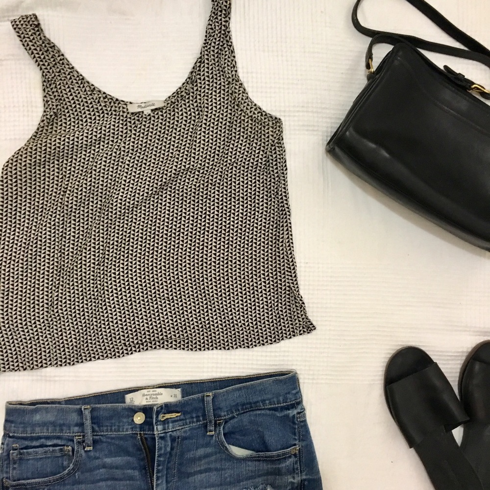 silk cropped tank