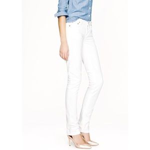 White J. Crew skinny jeans, size 25