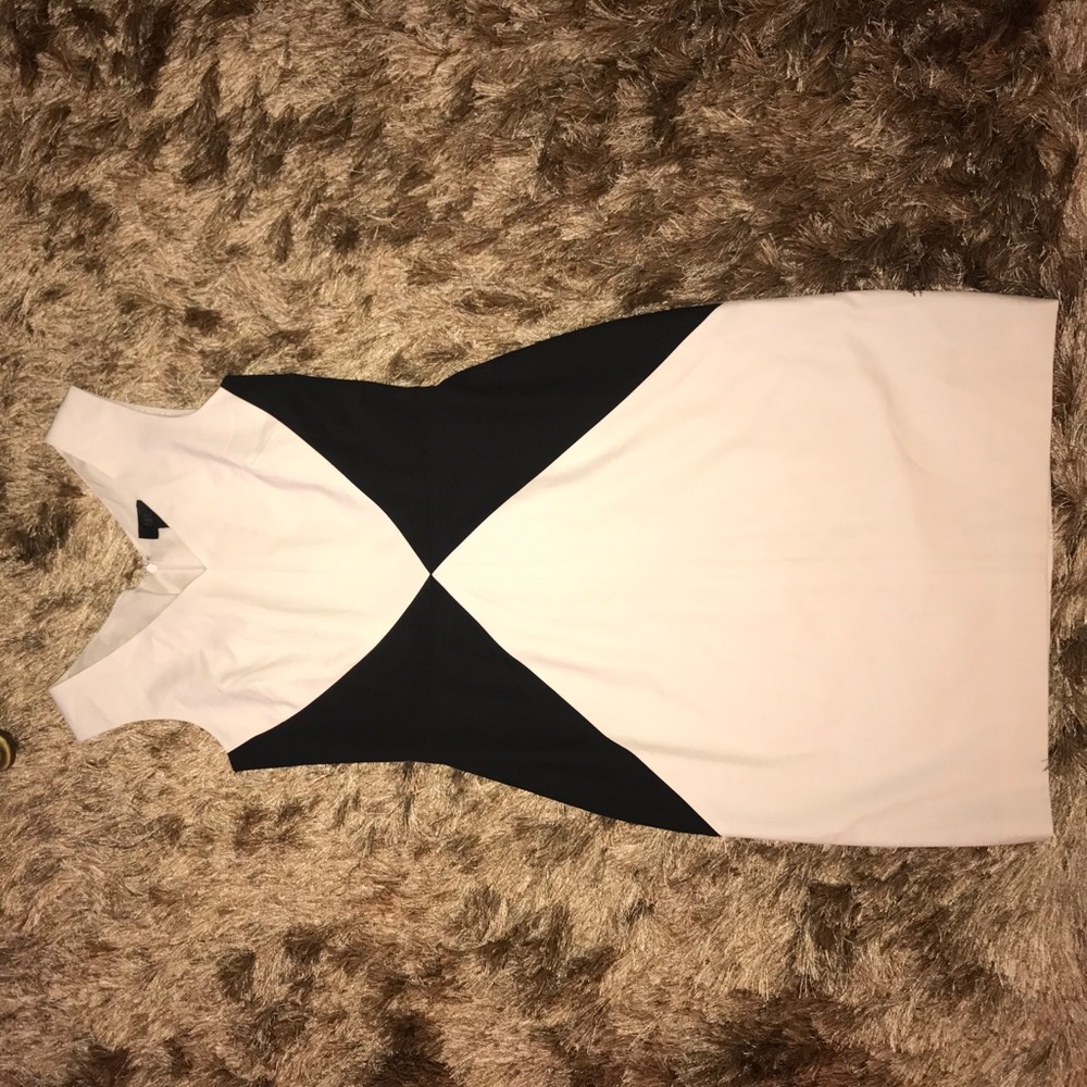 Black and White Business Casual Dress