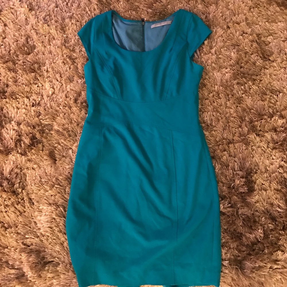 Turquoise Business Casual Dress