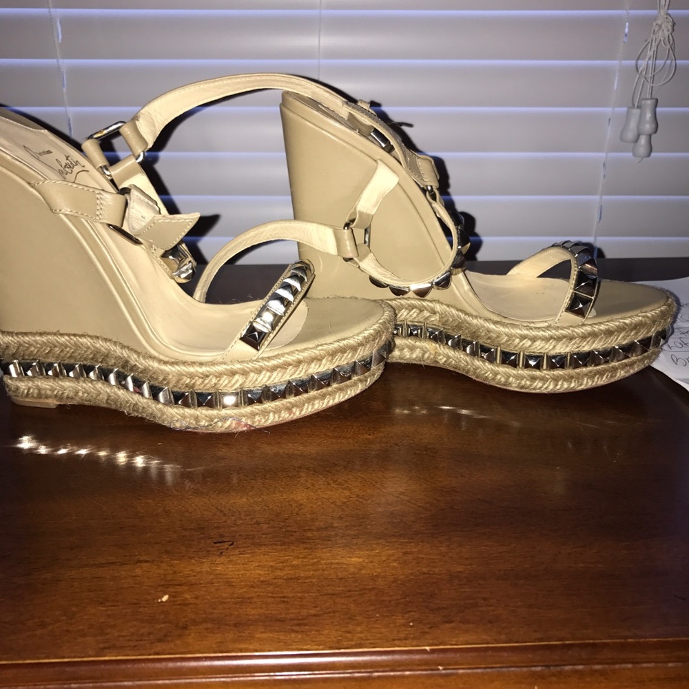 Just in Time for Summer Louboutin  Wedges