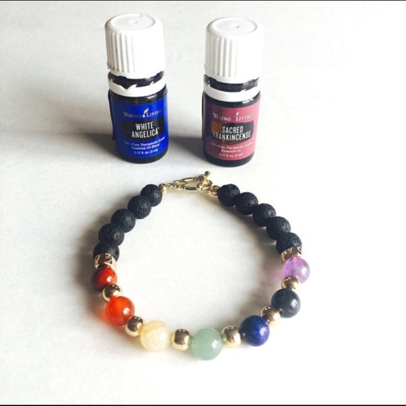 7 Chakra Mala Bracelet for Women - Picture 3 of 3