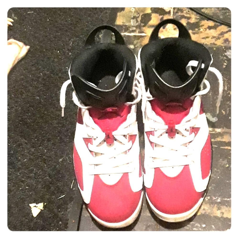 Retro 6 Carmines  8-8.5/10 condition