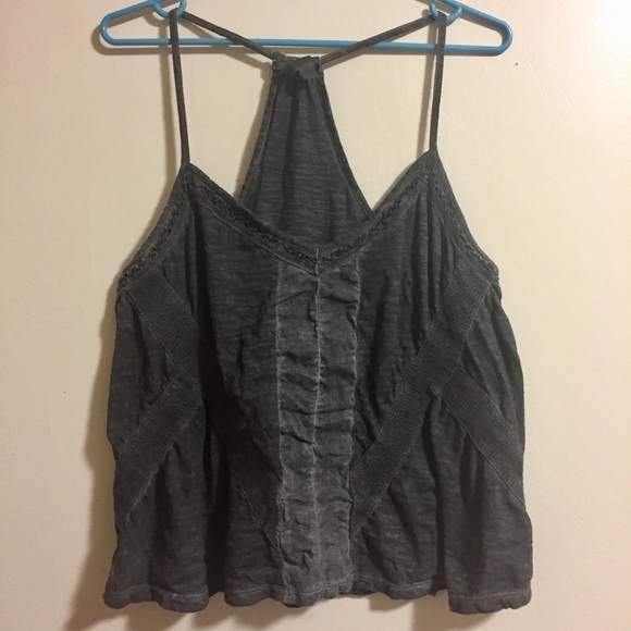 American Eagle Outfitters Tops - AEO Gray Racerback Top
