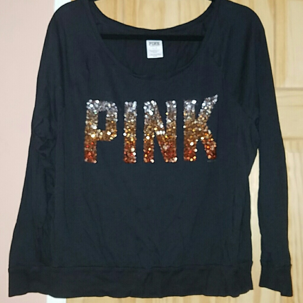 Pink Victoria's Secret sports top