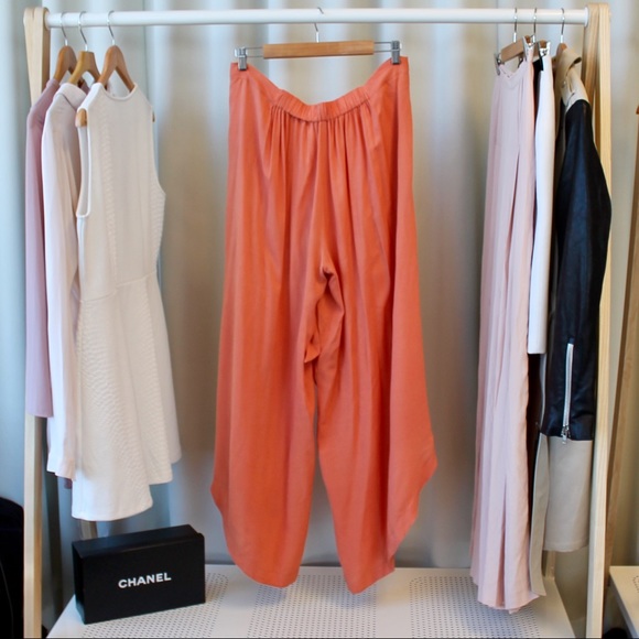 Pants - Apricot Wrap Palazzo Pants Pants - Apricot Wrap Palazzo Pants