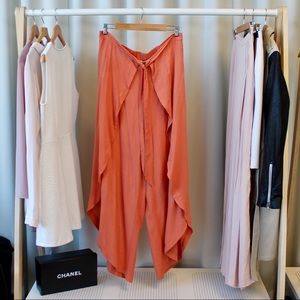 Pants - Apricot Wrap Palazzo Pants Pants - Apricot Wrap Palazzo Pants