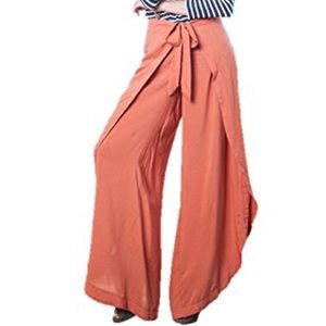 Pants - Apricot Wrap Palazzo Pants Pants - Apricot Wrap Palazzo Pants
