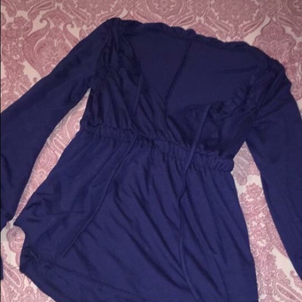 Navy blue blouse