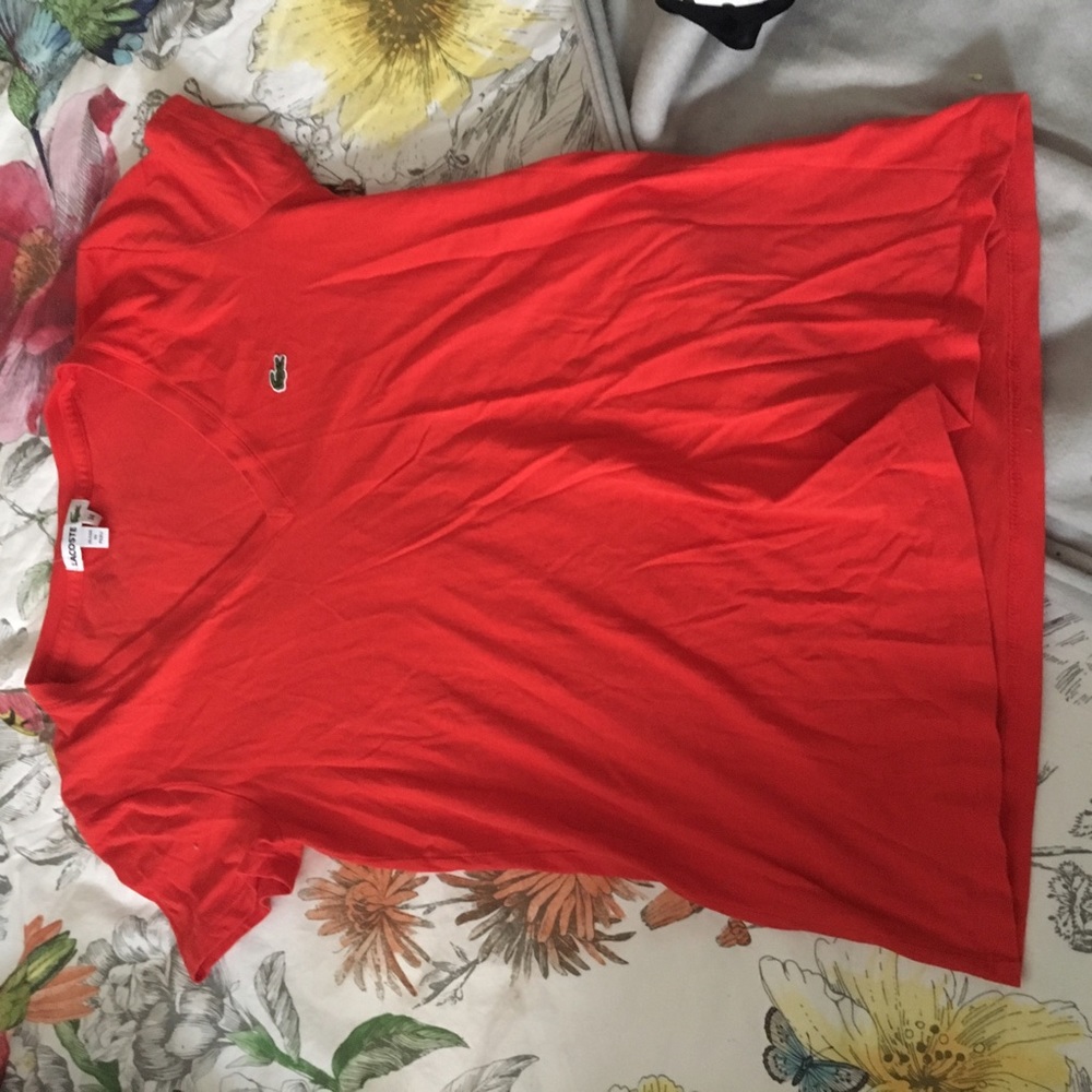 Lacoste V Neck Tee