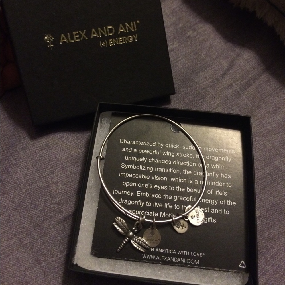 Alex and Ani (+) Energy Dragonfly Bracelet