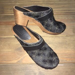 Unique Leather Clogs