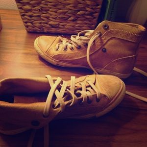 Steve Madden leather high tops