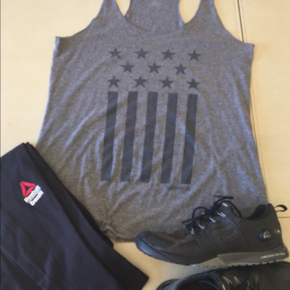 Sold *Reebok Women's Stars and Stripes tank