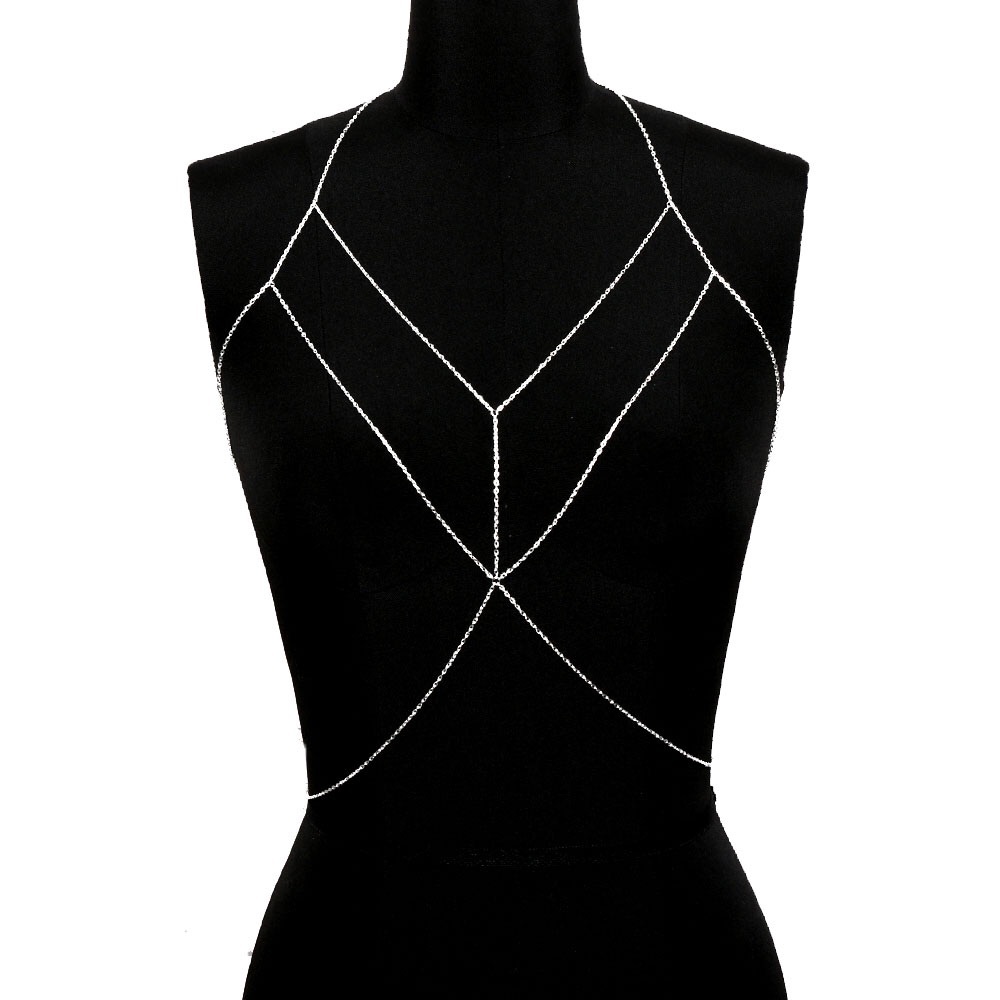 'Paige' Silver Body Chain - Picture 4 of 6
