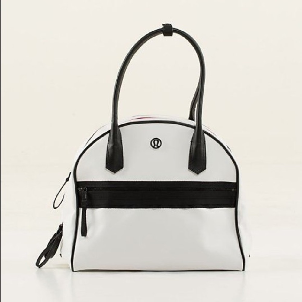 Lululemon Sweat Once a Day Bag white/raspberry
