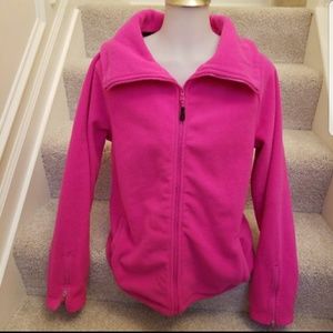 Calvin Klein performance fleece hot pink jacket 1
