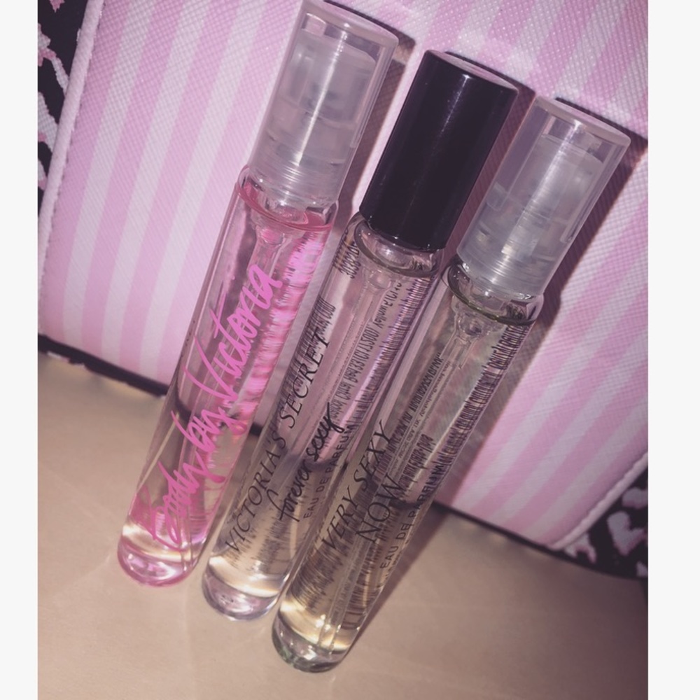 4 1/2 inch mini sized Victoria Secret fragrances