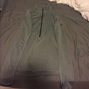 Grey Nike Half Zip