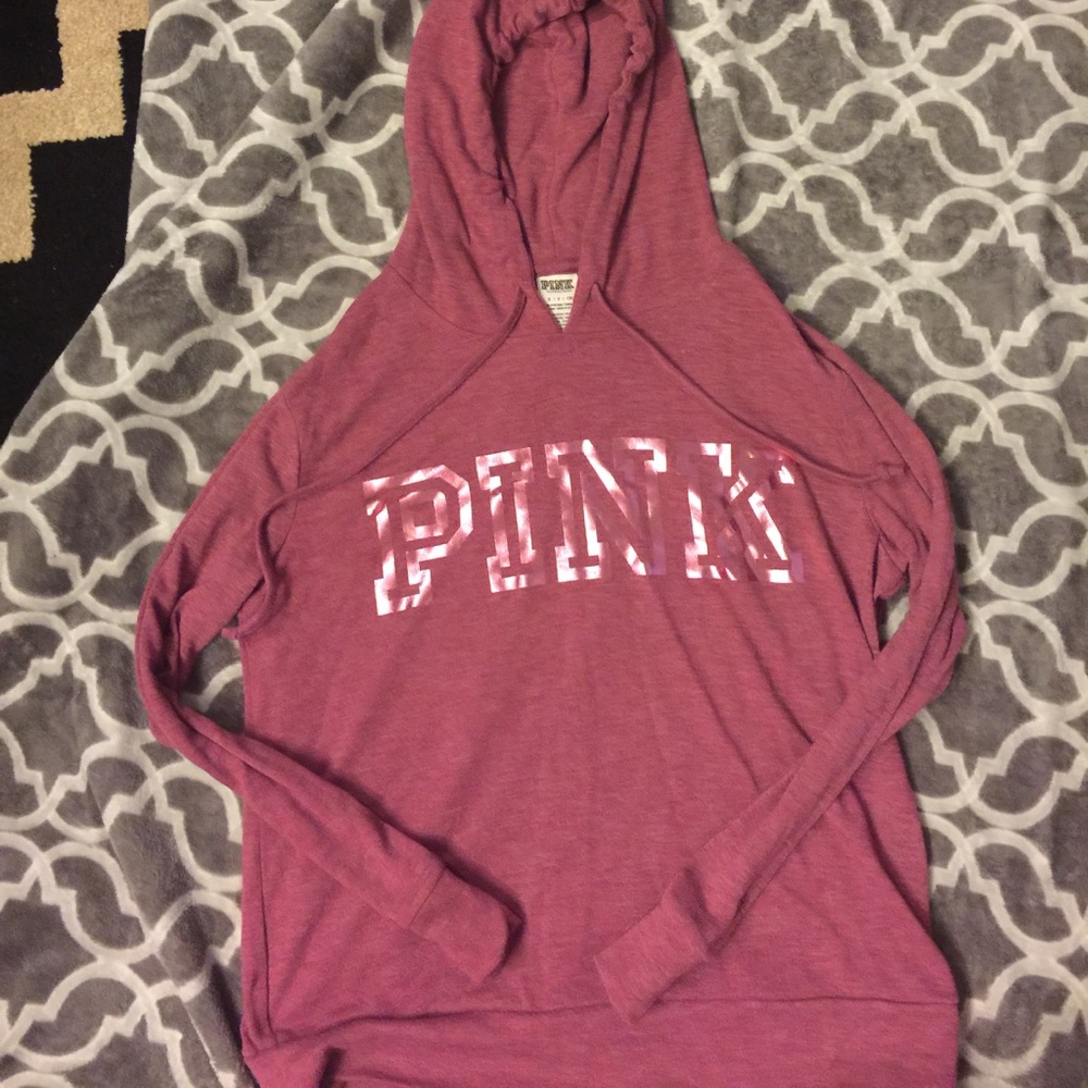 Pink hoodie