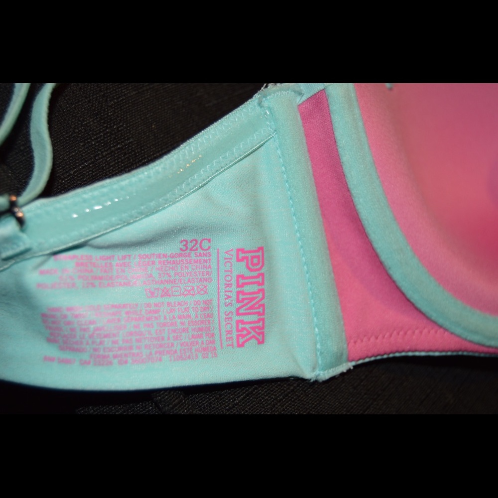 Pink VS Strapless Bra