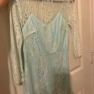 Mint Lace Dress