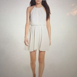 Lush Blouson Chiffon Skater Dress