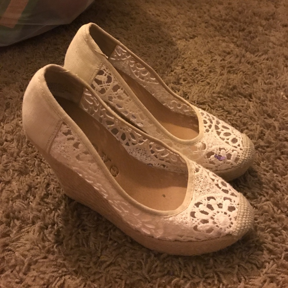 Boho Crochet Wedges