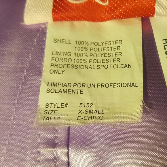 Strapless Lavender Party Dance Short Dress - Picture 6 of 6