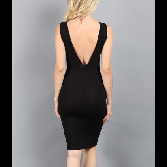 Little Black Mesh Dress - Picture 2 of 3