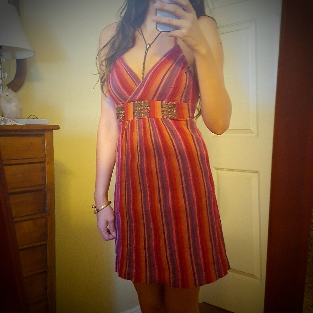 Southwestern Vibes Halter Dress