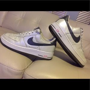 Rare ❗️Nike Air Force I "Pewter Pink" Satin Laces
