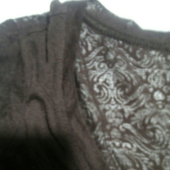 Sheer long sleeve maurices top - Picture 3 of 3