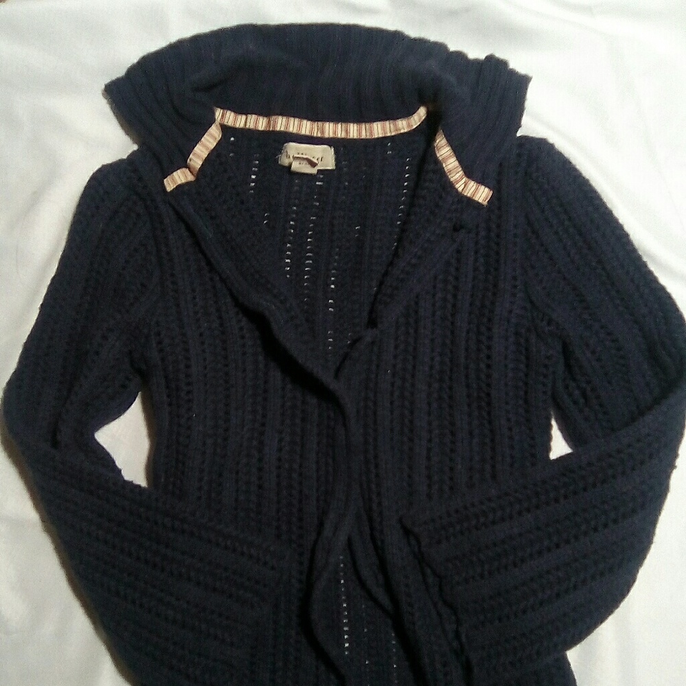 Hollister 3/4 sleeve open sweater
