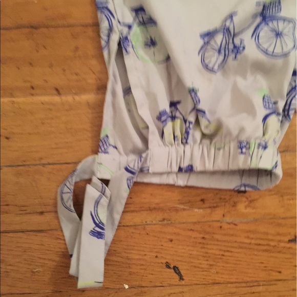 Super cute Aerie bike boho lounge pants! Tie ankle - Picture 2 of 3