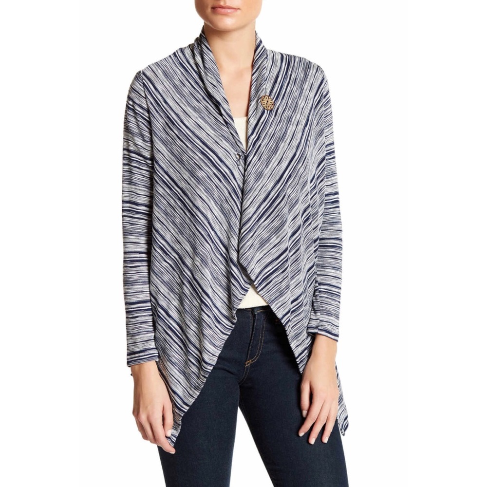 Bobeau Petite Open Cardigan