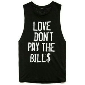 Forever 21 'Love Don't Pay The Bill$' Tank