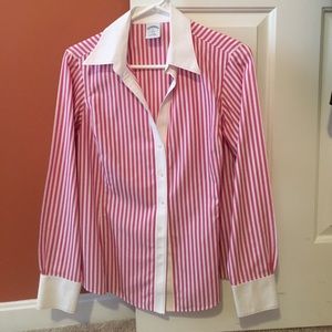 Brooks Brothers striped blouse