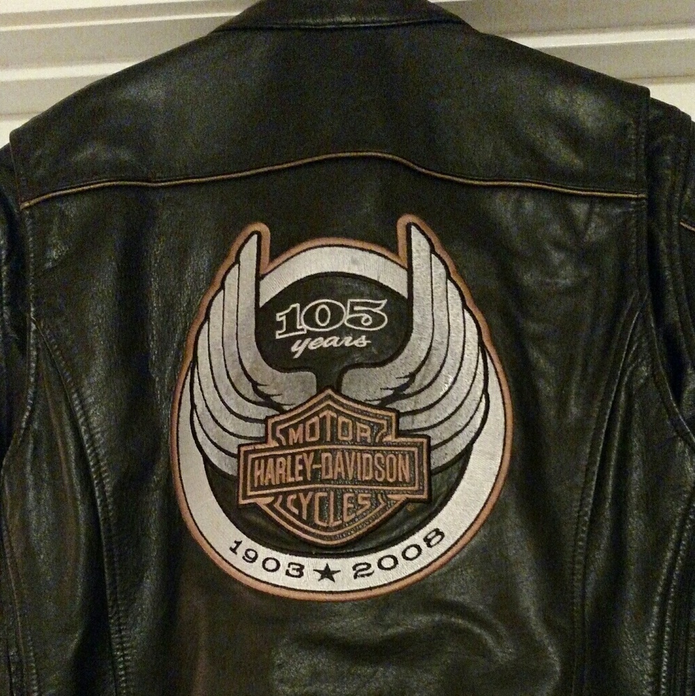 Womans Harley Davidson 105 Anv. Leather Jacket