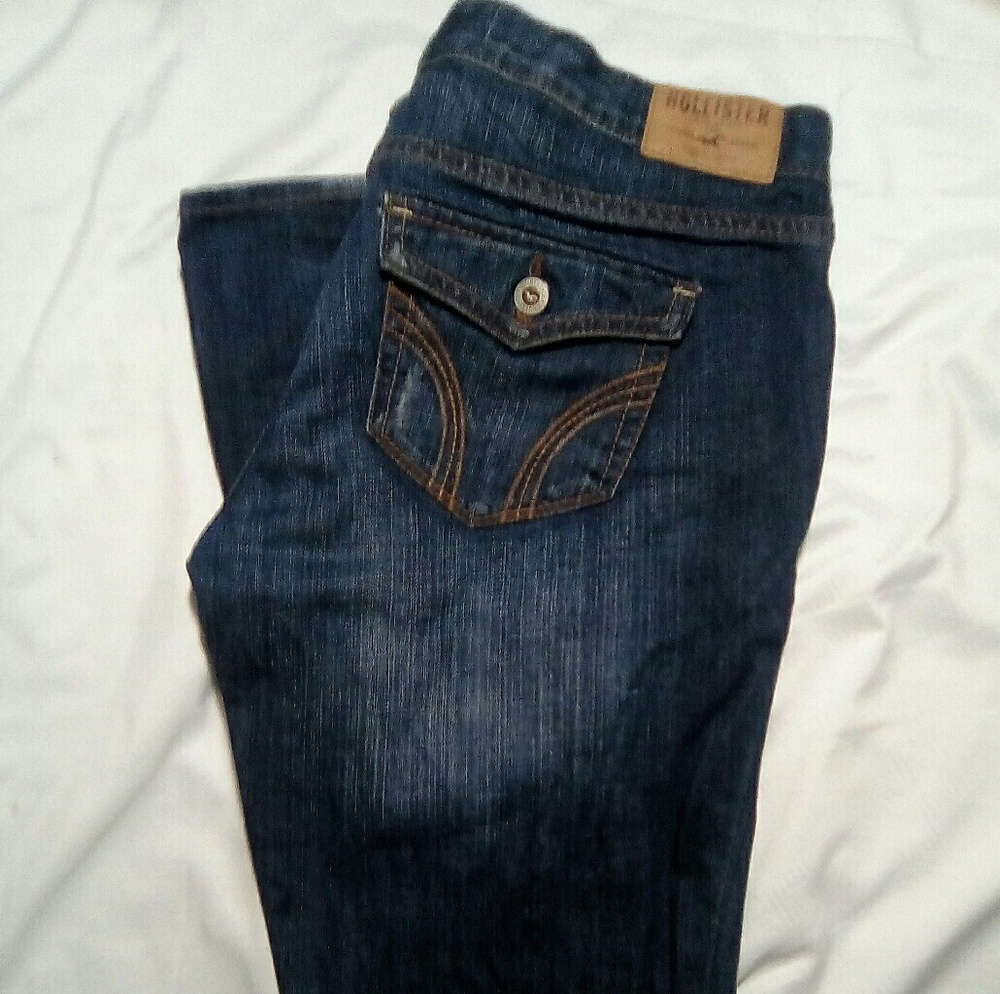 Distressed Hollister jeans