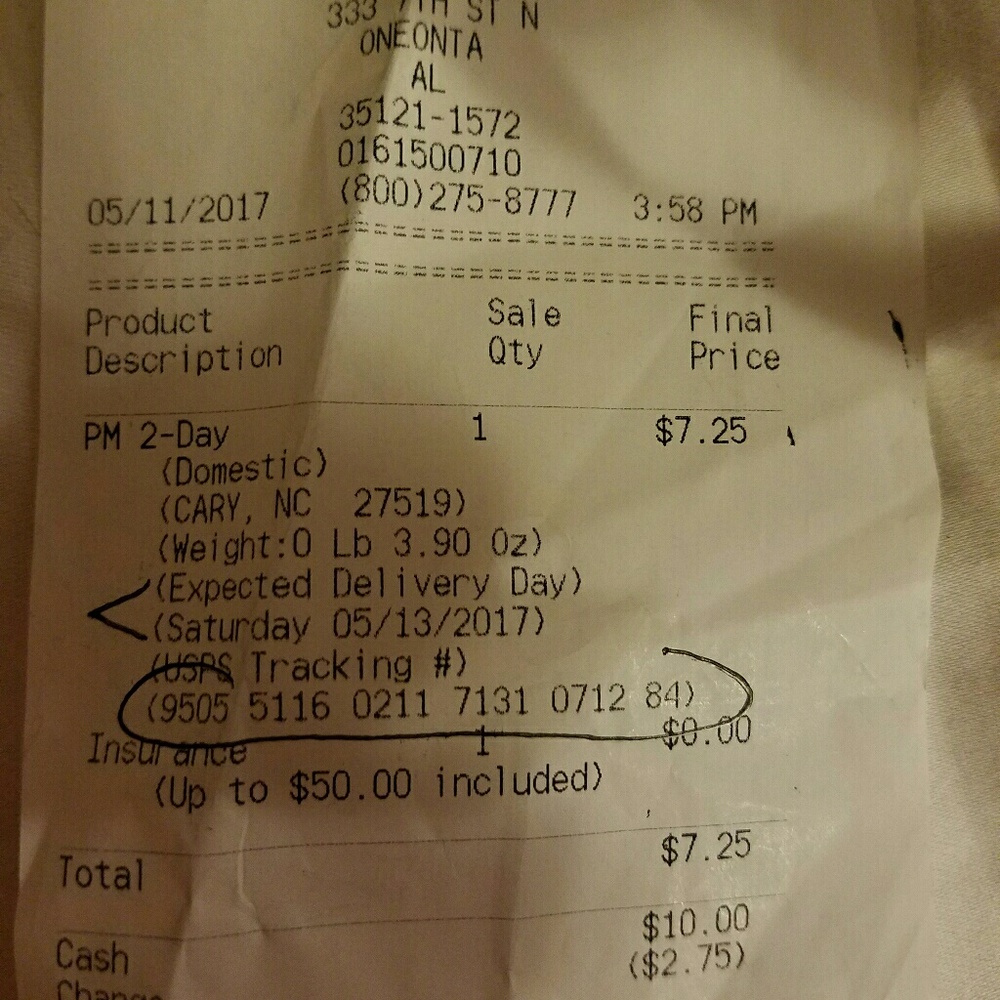 Proof of Mailing