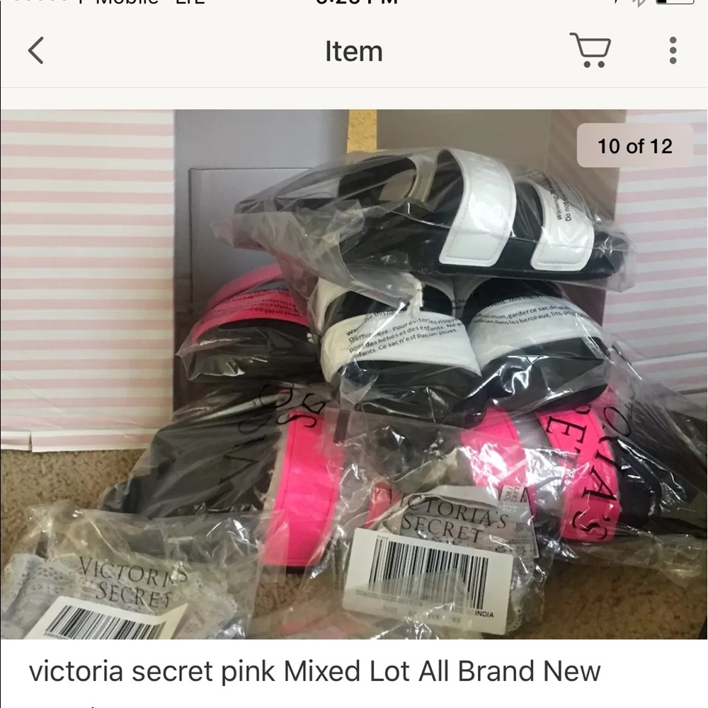 Pink slides ,Victoria secret ,