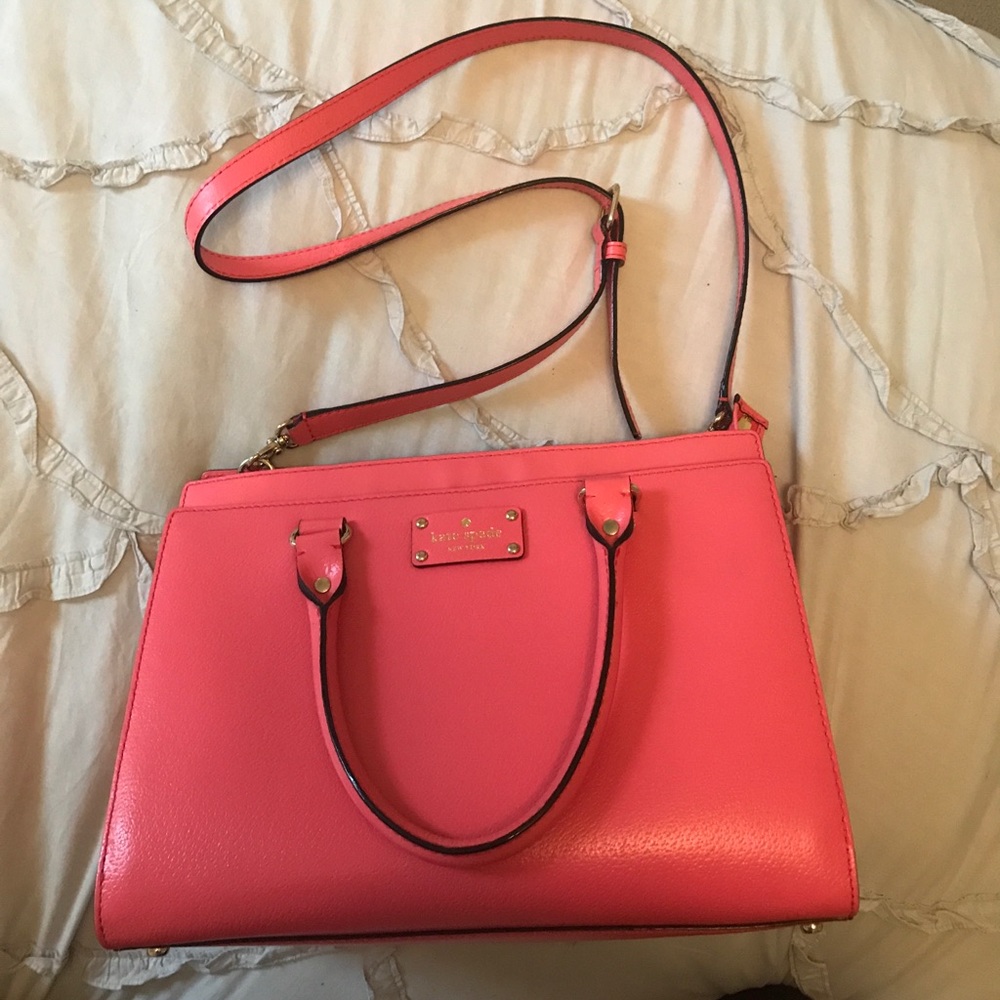 Like New large pink/Coral Kate Spade