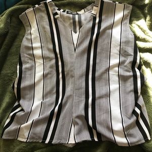 Black & White Striped Shirt