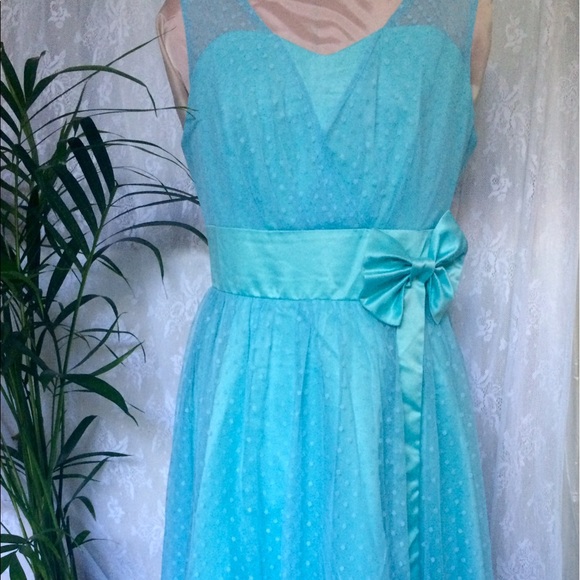 ModCloth Dresses & Skirts - Charity sale! NWT Lindy Bop mint polka dot dress